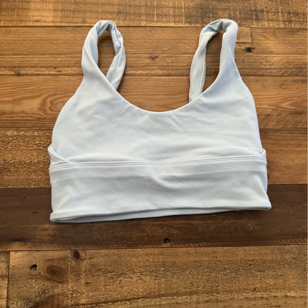 Lululemon light blue sports bra, size 2
